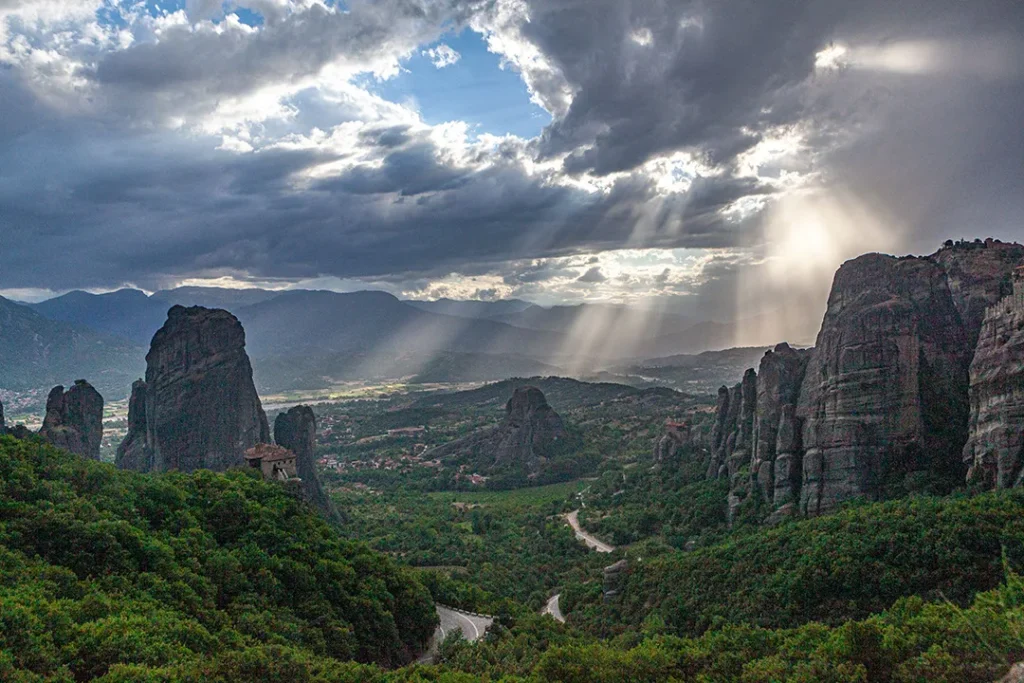 άποψη των Μετεώρων