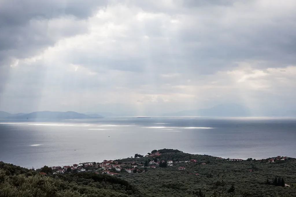η Κάτω Γατζέα από ψηλά